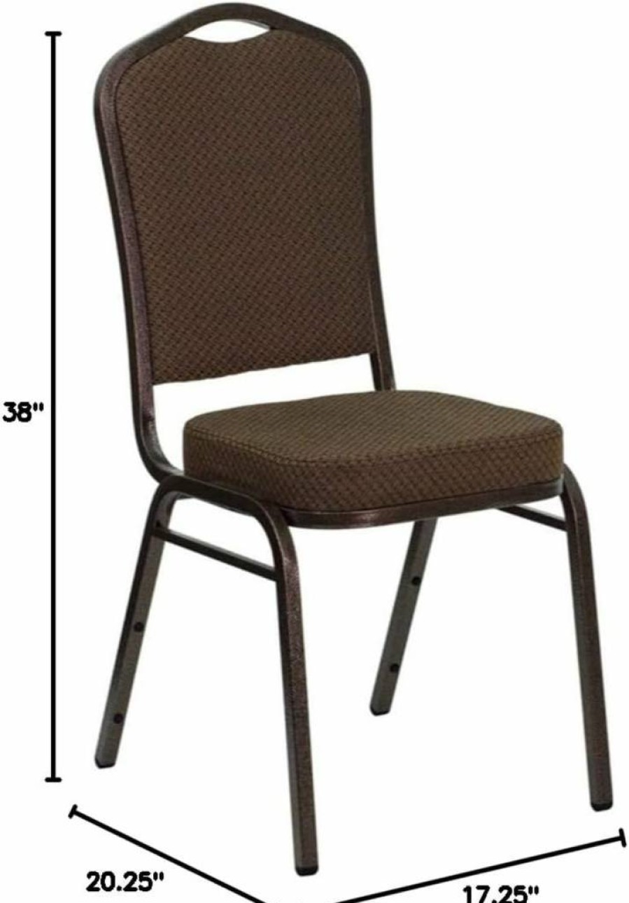 Flash Furniture 4-Pack Gray Fabric Hercules Series Stackable Banquet Chairs with Black Frame