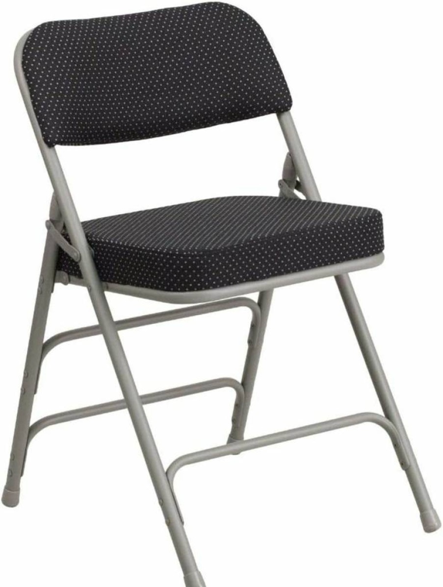 Flash Furniture 4-Pack Burgundy Metal Folding Chairs - Hercules Series, Curved Triple Braced Design, Double Hinged for Durability