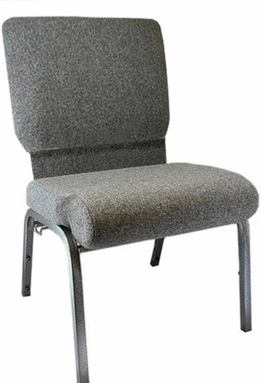 Flash Furniture Commercial Padded Banquet Chair with Card Pocket & Ganging Devices - Upholstered Church Seating
