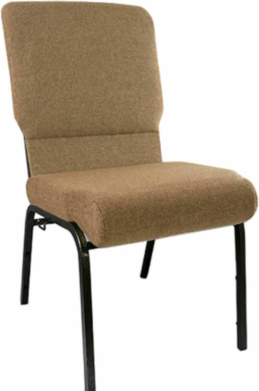 Flash Furniture Advantage Series Eggplant Purple Church Chair - 18.5 Inch Wide Stackable Seating