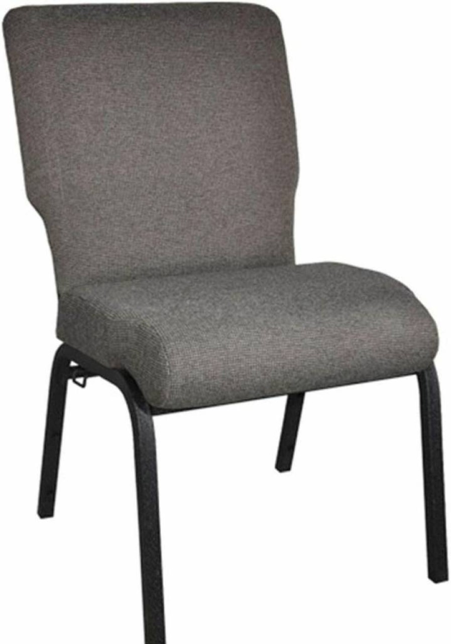 Flash Furniture 20.5 Inch Wide Advantage Fossil Church Chair - Durable Stackable Seating for Worship Spaces