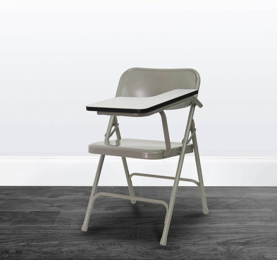 Flash Furniture 2-Pack Steel Folding Chair with Left-Side Tablet Arm - Premium Quality