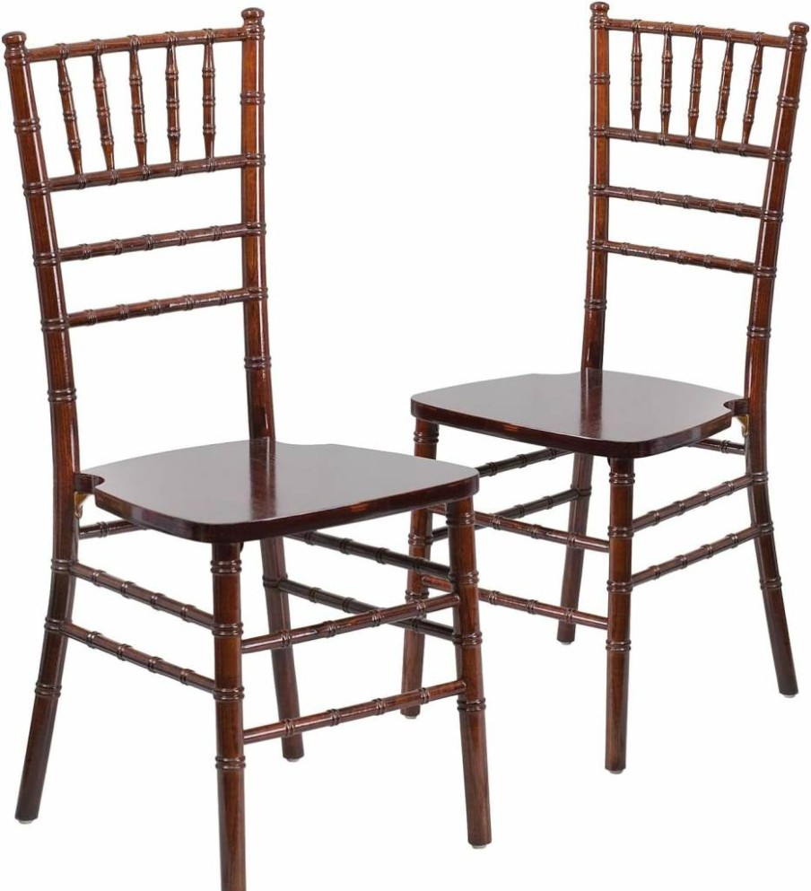 Flash Furniture Hercules Series White Chiavari Chair – Elegant Event Seating for Weddings, Banquets & Commercial Use
