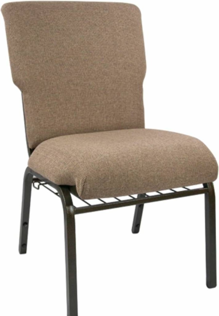 Flash Furniture Charcoal Gray Church Chair - 21" Wide, Durable & Comfortable Seating for Worship & Events