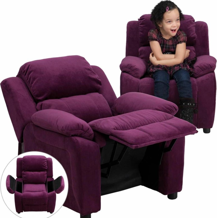 Flash Furniture Hercules Series XF-2903 Folding Chair - Vinyl Padded Seat, Chocolate Wood Finish, Space-Saving Design