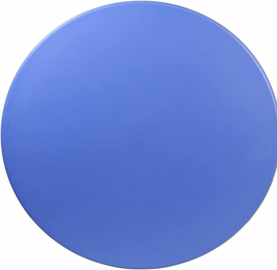 Flash Furniture 3.9-Foot Round Blue Plastic Folding Kids Table for Indoor/Outdoor Use