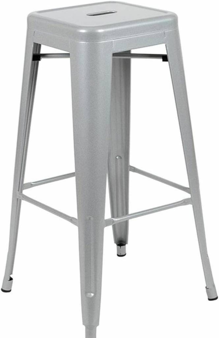 Flash Furniture 30" Teal Metal Bar Stools - Stackable Set of 4 Indoor Height Counter Stools