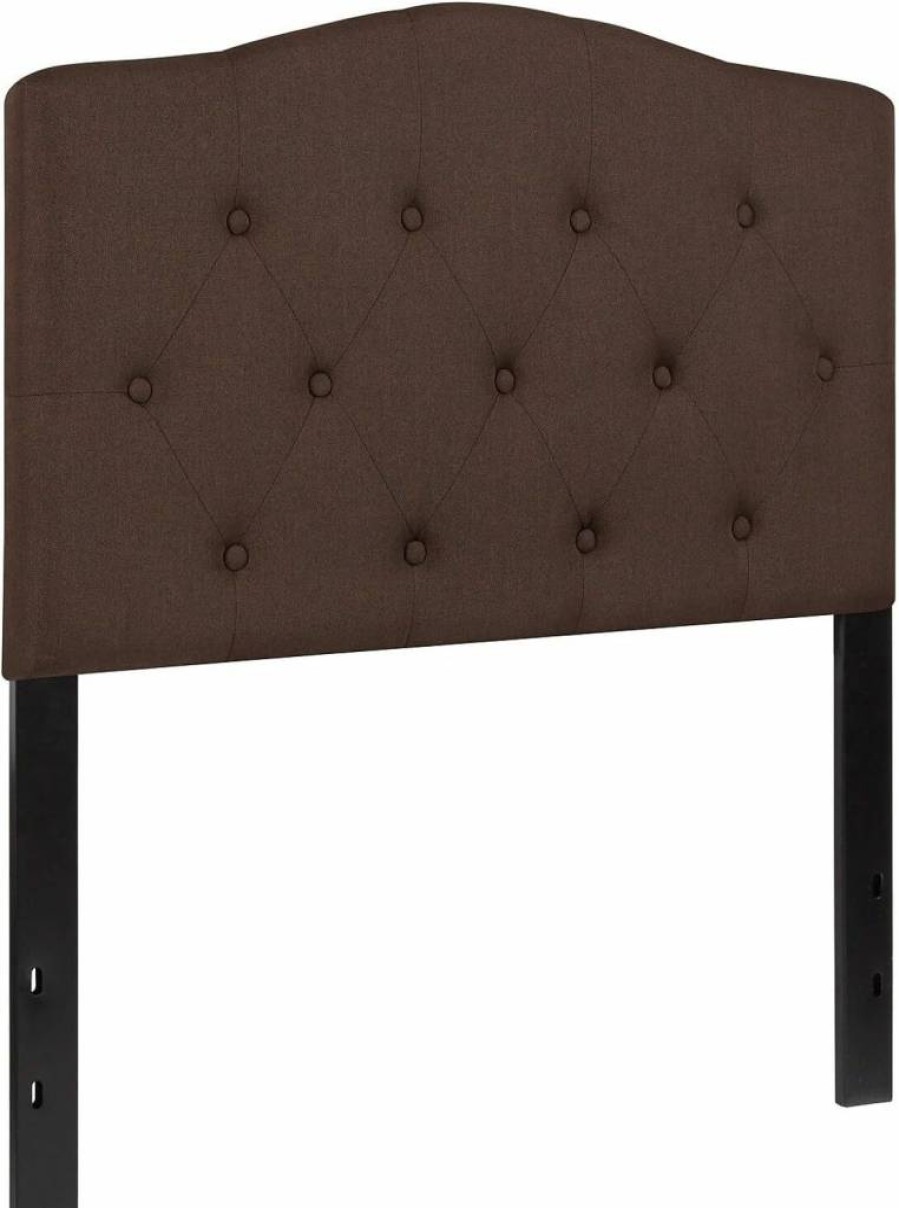 Flash Furniture White Tufted Upholstered Twin Headboard - Cambridge Fabric Design