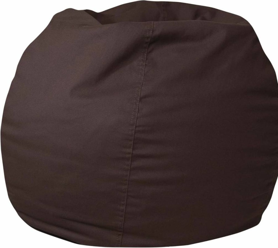 Flash Furniture Dillon Kids Bean Bag Chair - Machine Washable Hot Pink Cover, Foam-Filled for Children & Teens