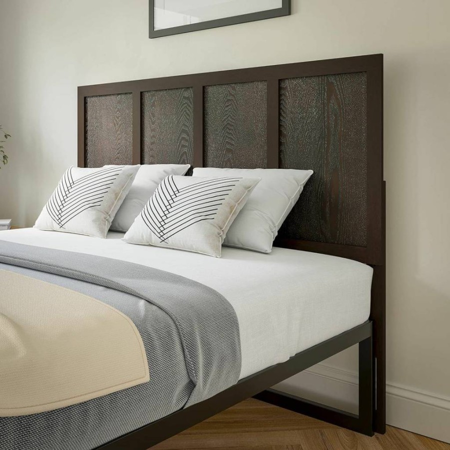 Flash Furniture White Four Panel King Size Wooden Headboard - Oliver Collection